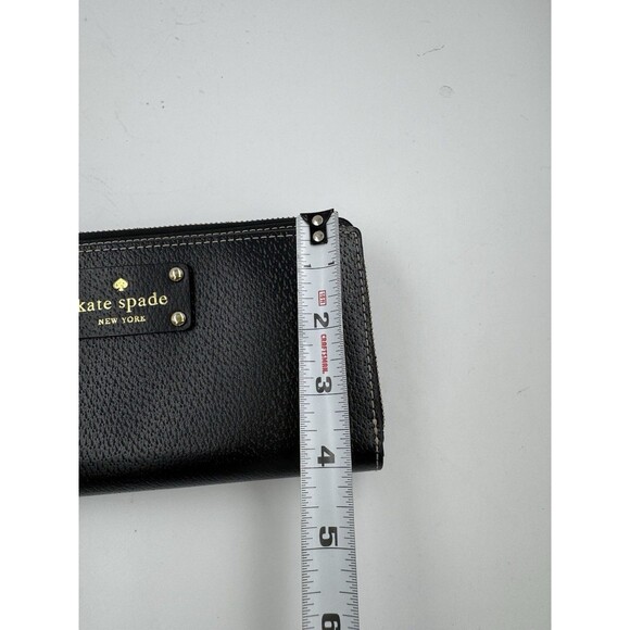 Kate Spade Black Wristlet Zip Wallet Layton Wellesley - Picture 5 of 11